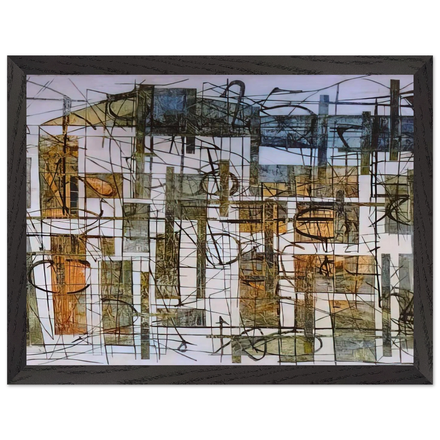 Lookscape - 1952 by Jimmy Ernst — Framed art print at Zephyeer