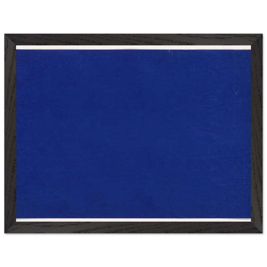 Blue from the series Line Form Color by Ellsworth Kelly — Framed art print at Zephyeer