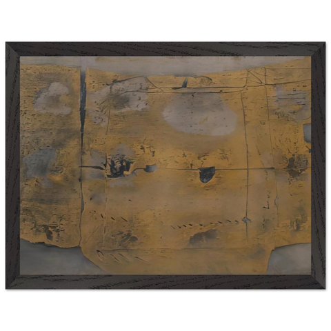 GREAT PAINTING 1958 by Antoni Tapies — Framed art print at Zephyeer