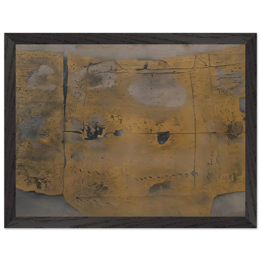 GREAT PAINTING 1958 by Antoni Tapies — Framed art print at Zephyeer