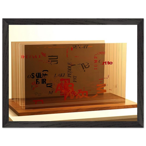 Not Wanting To Say Anything About Marcel, II - 1969 by John Cage — Framed art print at Zephyeer