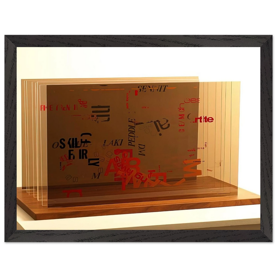 Not Wanting To Say Anything About Marcel, II - 1969 by John Cage — Framed art print at Zephyeer