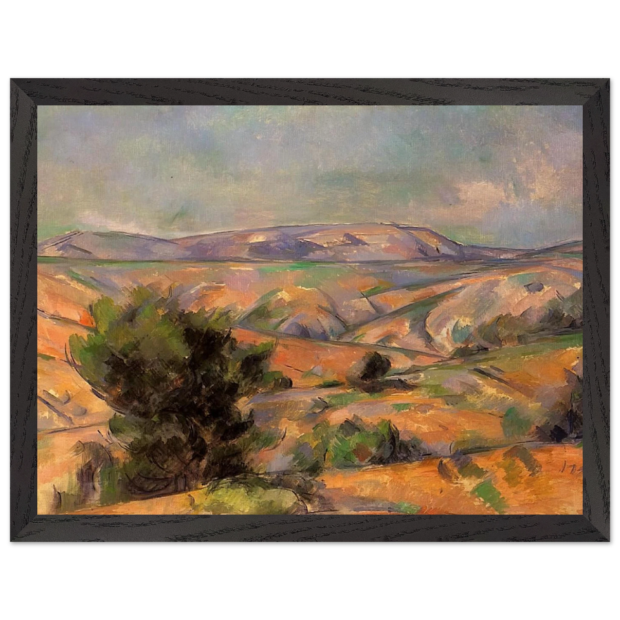 Mount Sainte-Victoire Seen from Gardanne by Paul Cézanne — Framed art print at Zephyeer