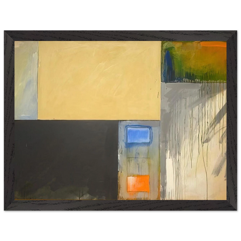 ForsythHouston - Abstract Expressionism by Mark Lancaster — Framed art print at Zephyeer