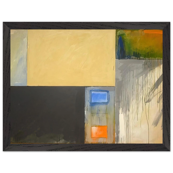ForsythHouston - Abstract Expressionism by Mark Lancaster — Framed art print at Zephyeer