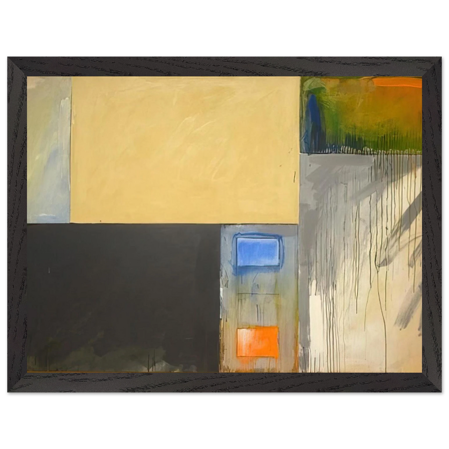 ForsythHouston - Abstract Expressionism by Mark Lancaster — Framed art print at Zephyeer