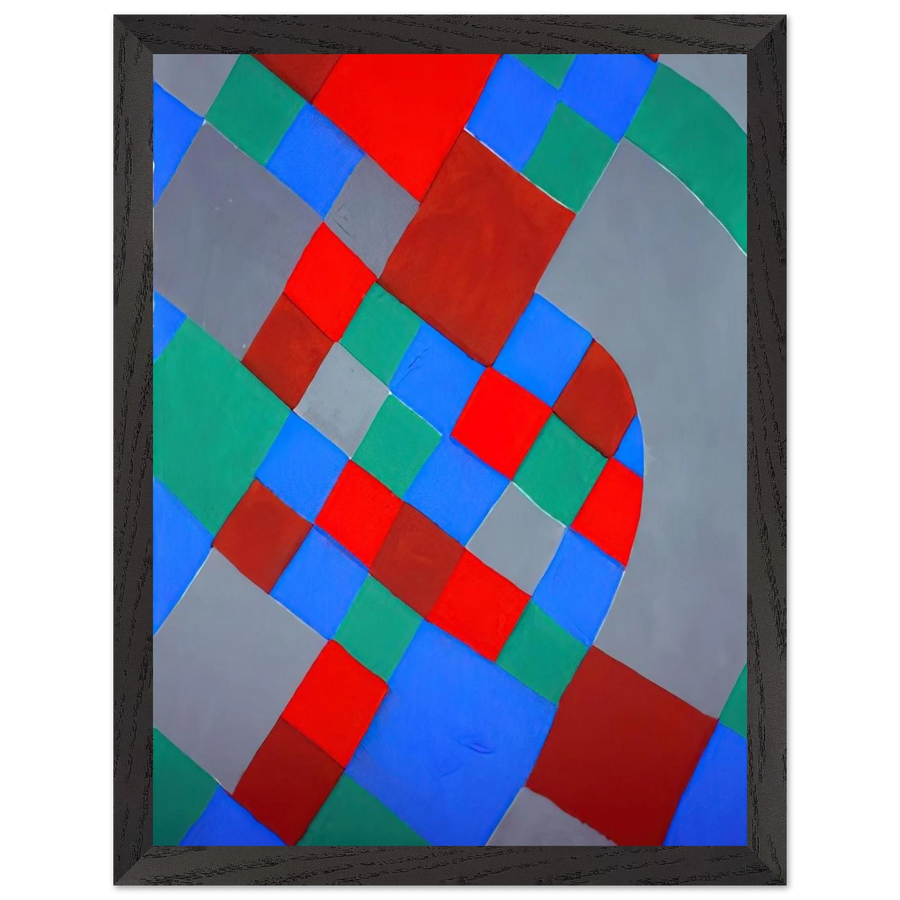 WORD POETRY POETRY OF COLORS by Sonia Delaunay — Framed art print at Zephyeer