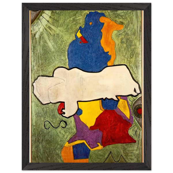 GREEN ANGEL by Jasper Johns — Framed art print at Zephyeer