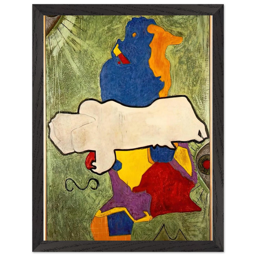 GREEN ANGEL by Jasper Johns — Framed art print at Zephyeer