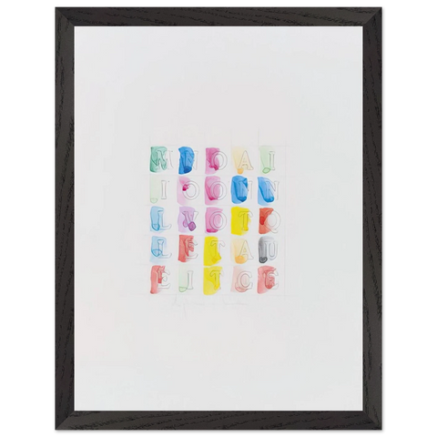 MILLENOVECENTOTTANTACINQUE 1985 by Alighiero Boetti — Framed art print at Zephyeer
