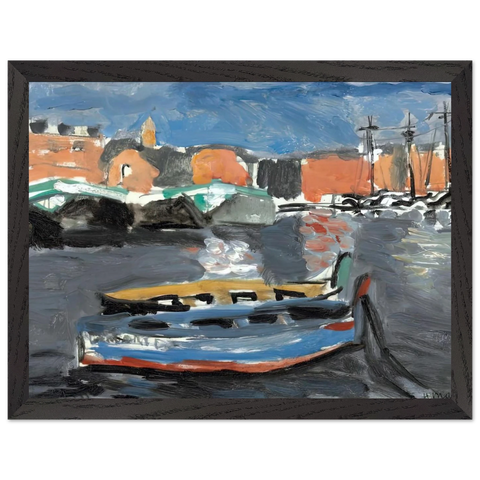 PORT DE MARSEILLE 1917 by Henri Matisse — Framed art print at Zephyeer