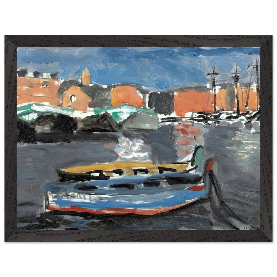 PORT DE MARSEILLE 1917 by Henri Matisse — Framed art print at Zephyeer