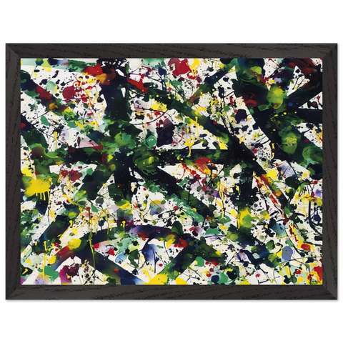 Green Buddha by Sam Francis — Framed art print at Zephyeer