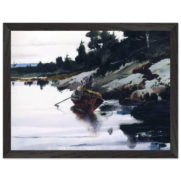 TURKEY COVE LEDGE by Andrew Wyeth — Framed art print at Zephyeer