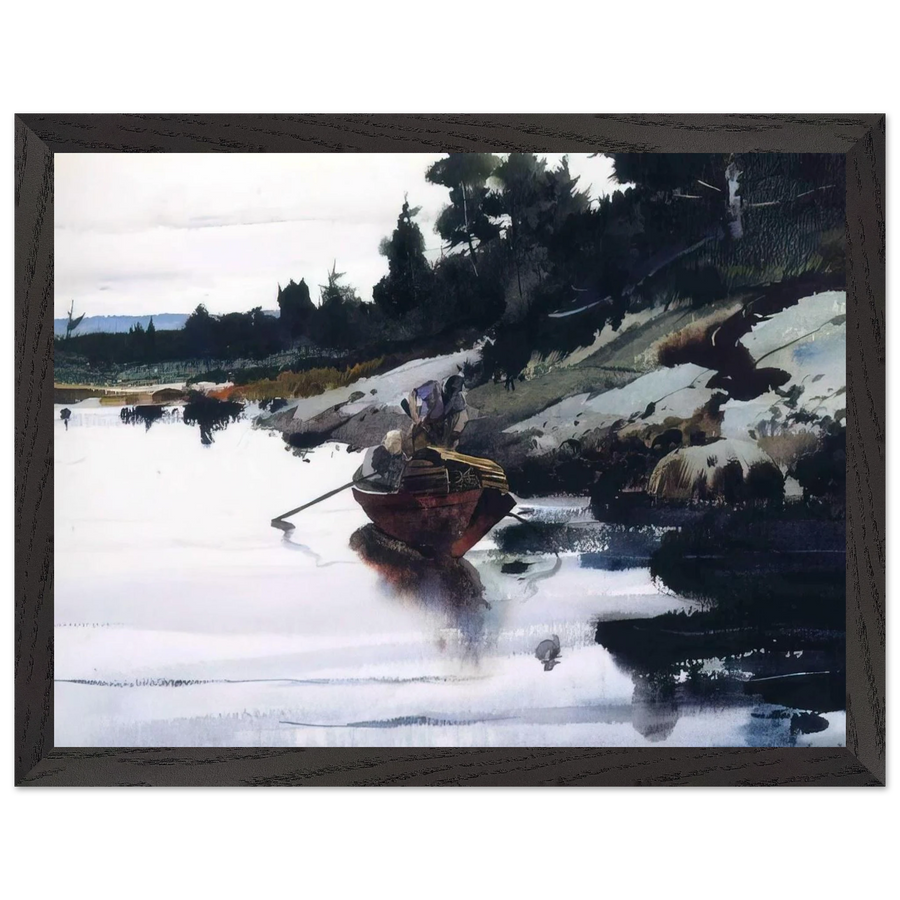 TURKEY COVE LEDGE by Andrew Wyeth — Framed art print at Zephyeer