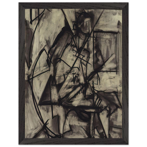Seated Nude by Lee Krasner — Framed art print at Zephyeer