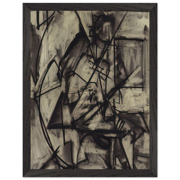 Seated Nude by Lee Krasner — Framed art print at Zephyeer