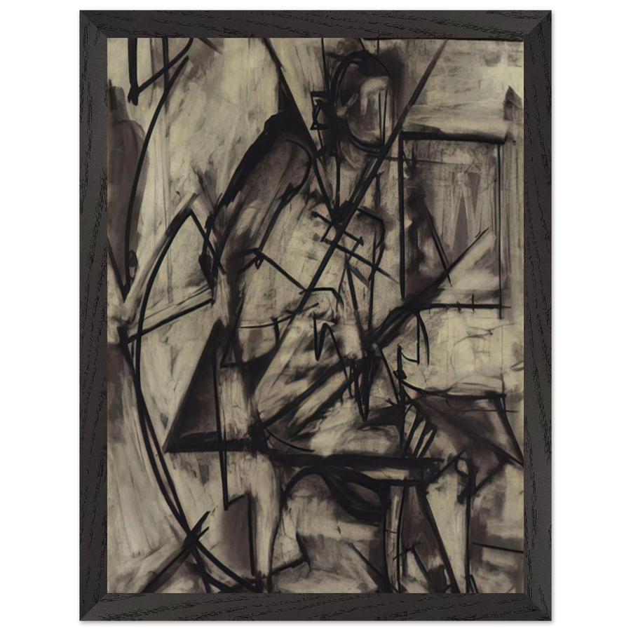 Seated Nude by Lee Krasner — Framed art print at Zephyeer