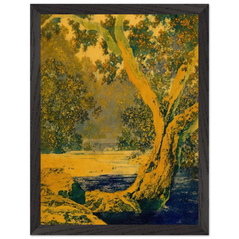 Study for Autumn Brook by Maxfield Parrish — Framed art print at Zephyeer