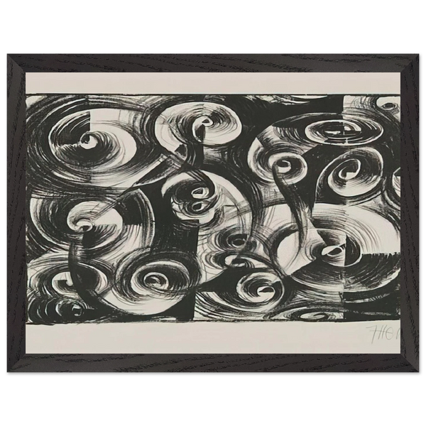 Linienrhythmus - 1919 by Johannes Itten — Framed art print at Zephyeer