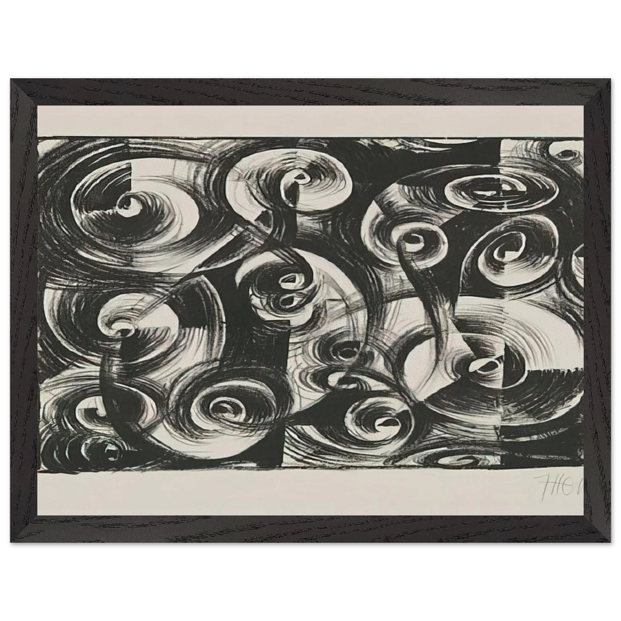 Linienrhythmus - 1919 by Johannes Itten — Framed art print at Zephyeer