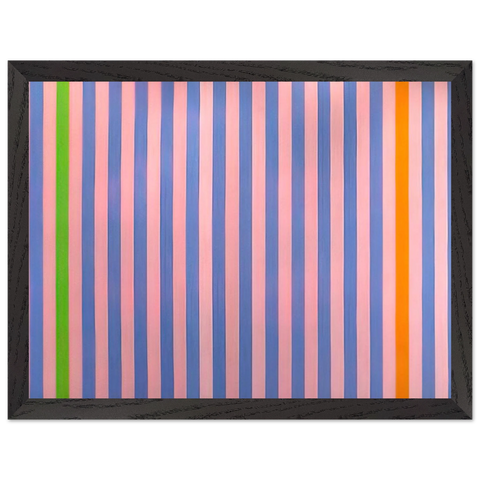 Sweet Score-Skylark - 1960 by Gene Davis — Framed art print at Zephyeer