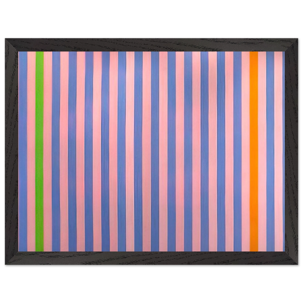 Sweet Score-Skylark - 1960 by Gene Davis — Framed art print at Zephyeer