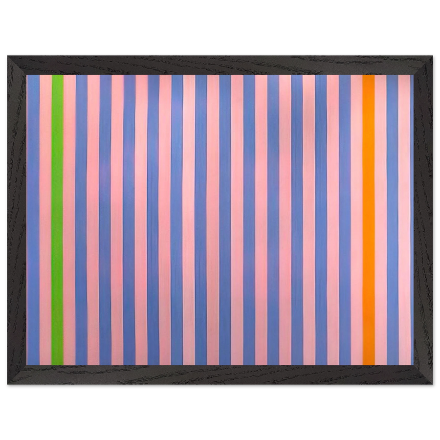 Sweet Score-Skylark - 1960 by Gene Davis — Framed art print at Zephyeer
