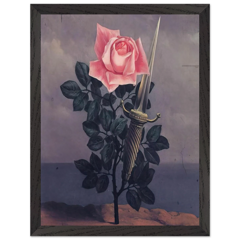 THE BLOW TO THE HEART 1952 by Rene Magritte — Framed art print at Zephyeer