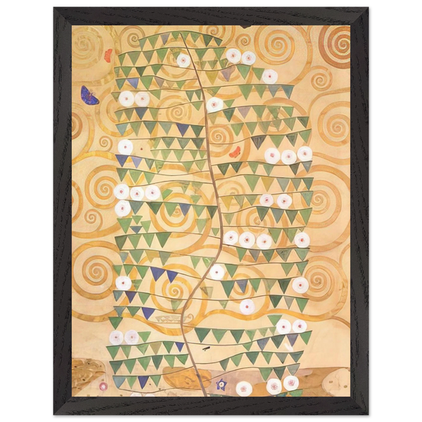 CARTOON FOR THE FRIEZE OF THE VILLA STOCLET IN BRUSSELS RIGHT PART OF THE TREE OF LIFE 1909 by Gustav Klimt — Framed art print at Zephyeer