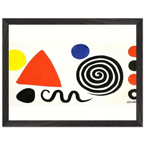ABSTRACTION 1966 by Alexander Calder — Framed art print at Zephyeer