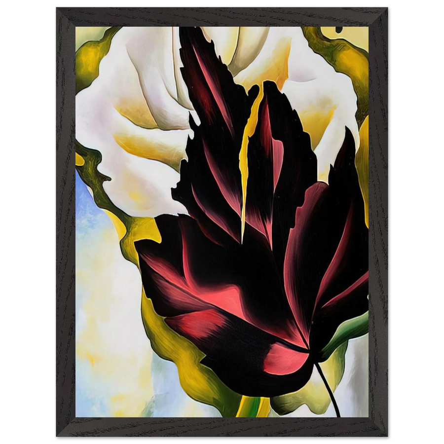 Pattern Leaves by Georgia O'Keeffe — Framed art print at Zephyeer