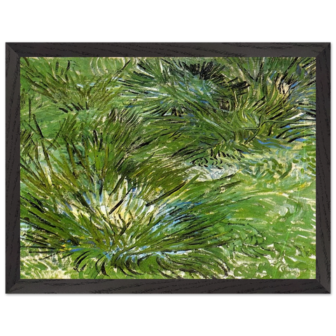 Clumps of Grass by Vincent van Gogh — Framed art print at Zephyeer