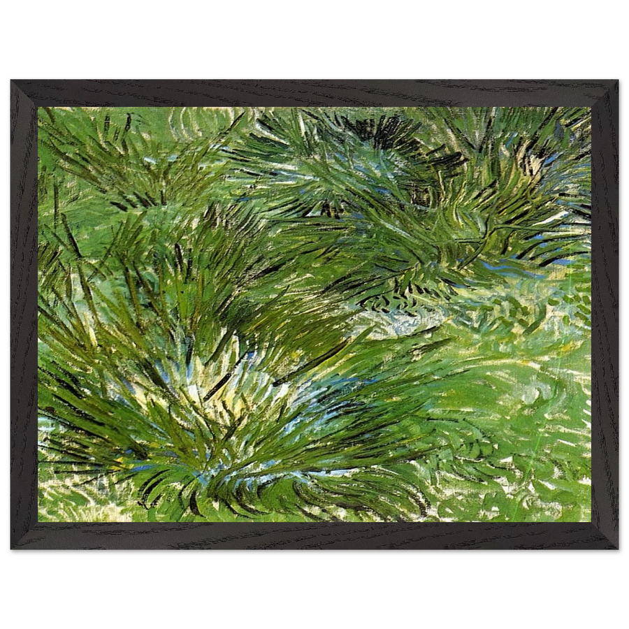 Clumps of Grass by Vincent van Gogh — Framed art print at Zephyeer