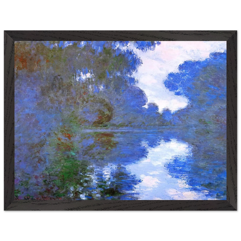 Morning on the Seine, Clear Weather 02 by Claude Monet — Framed art print at Zephyeer