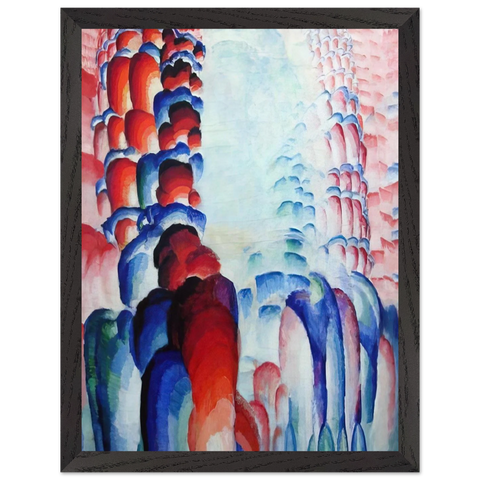 Hindu Motif, or Graduated Red by Frantisek Kupka — Framed art print at Zephyeer