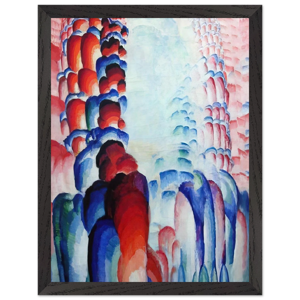 Hindu Motif, or Graduated Red by Frantisek Kupka — Framed art print at Zephyeer