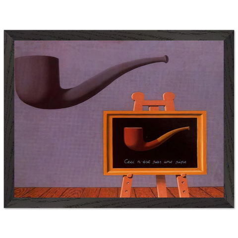 THE TWO MYSTERIES 1966 by Rene Magritte — Framed art print at Zephyeer