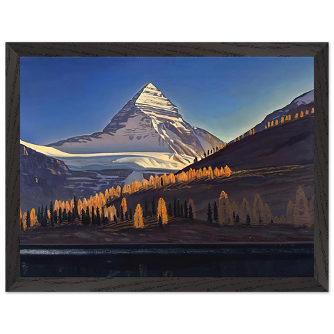 Mount Assiniboine. Canadian Rockies by Rockwell Kent — Framed art print at Zephyeer
