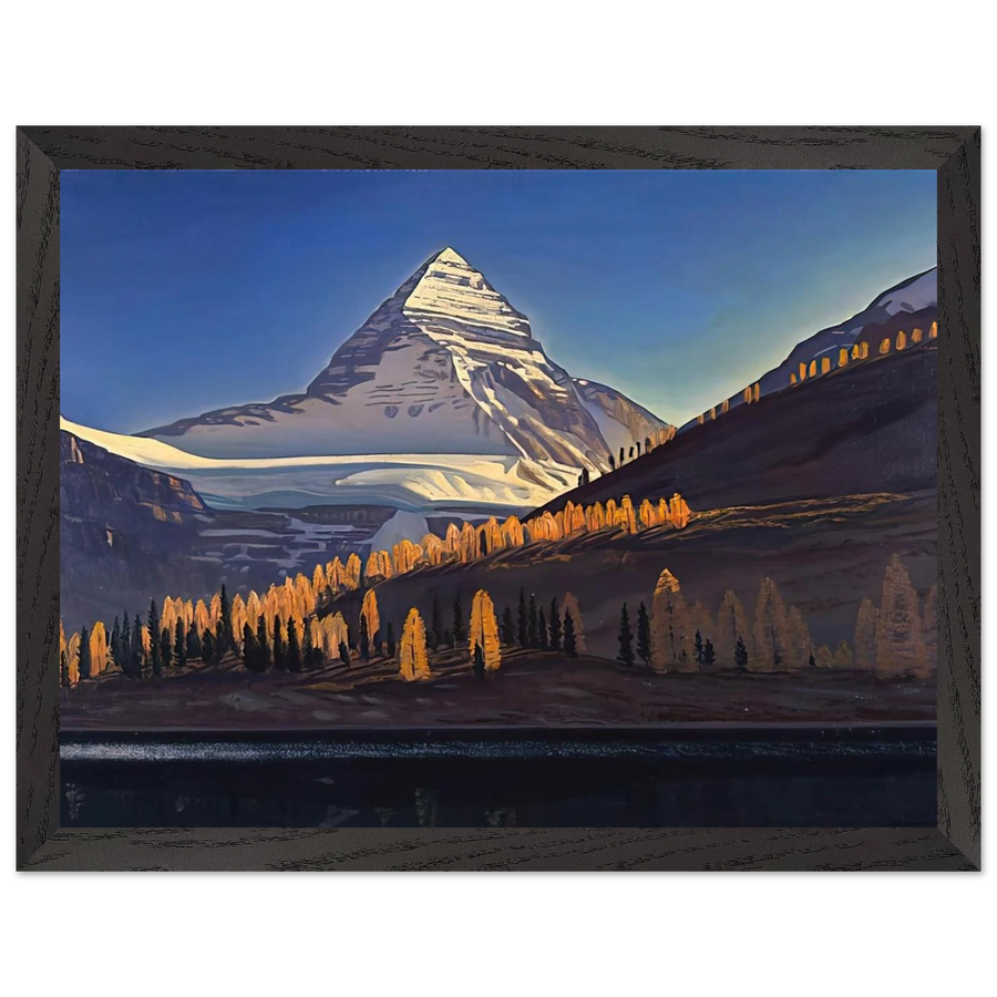 Mount Assiniboine. Canadian Rockies by Rockwell Kent — Framed art print at Zephyeer