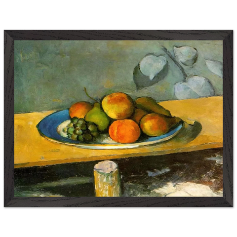 Apples, Pears and Grapes by Paul Cézanne — Framed art print at Zephyeer