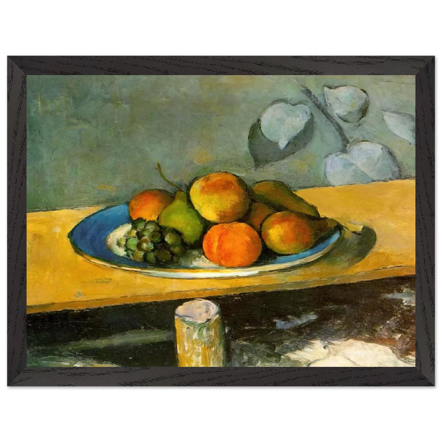 Apples, Pears and Grapes by Paul Cézanne — Framed art print at Zephyeer