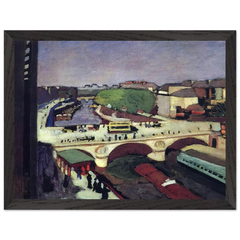 THE PONT SAINT MICHEL 1900 by Henri Matisse — Framed art print at Zephyeer