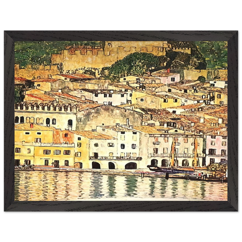 MALCESINE ON LAKE GARDA by Gustav Klimt — Framed art print at Zephyeer