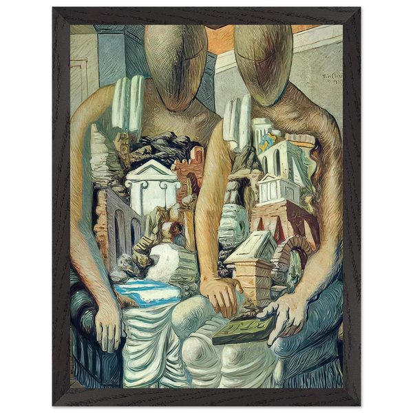 THE ARCHAEOLOGISTS 1927 by Giorgio de Chirico — Framed art print at Zephyeer