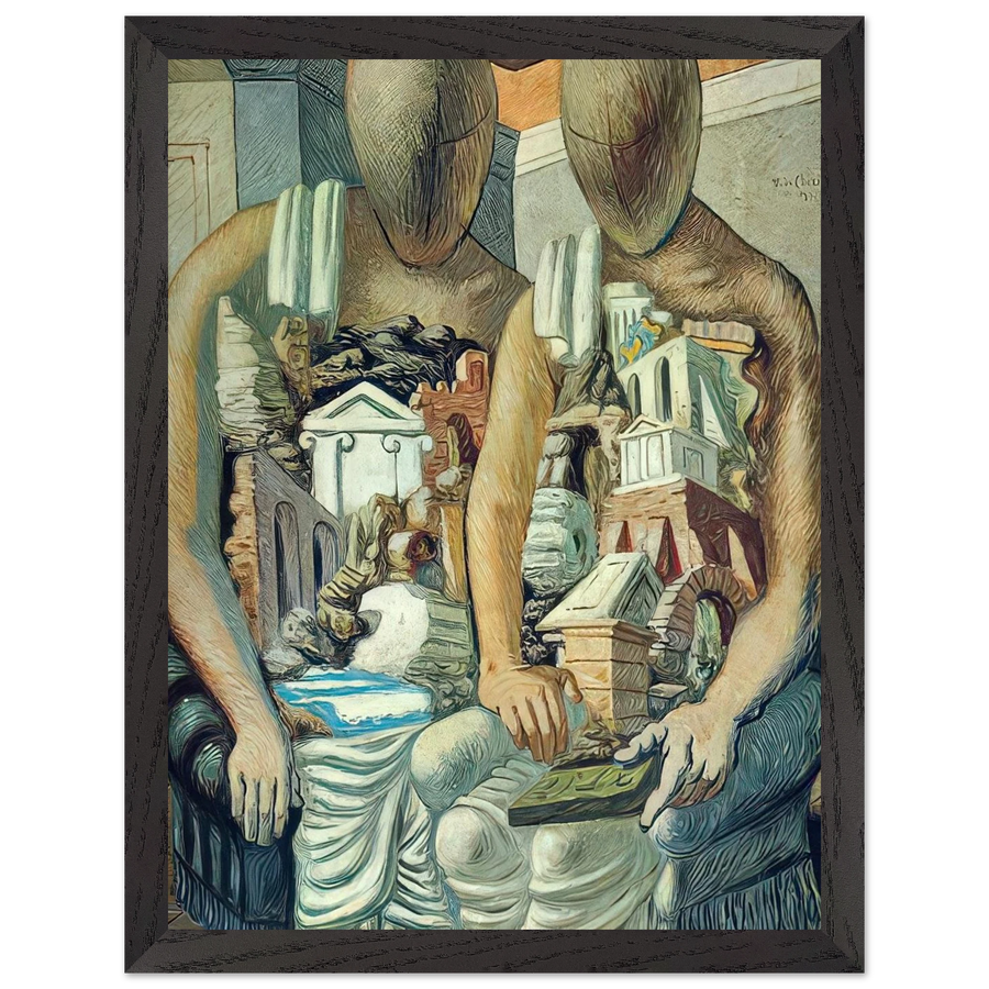 THE ARCHAEOLOGISTS 1927 by Giorgio de Chirico — Framed art print at Zephyeer