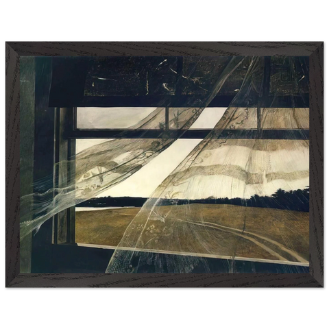 WIND FROM THE SEA 1947 by Andrew Wyeth — Framed art print at Zephyeer