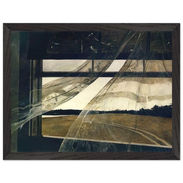 WIND FROM THE SEA 1947 by Andrew Wyeth — Framed art print at Zephyeer