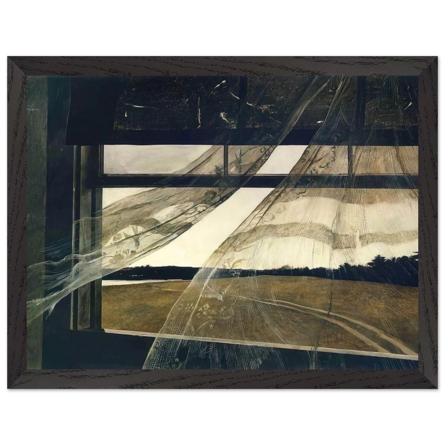 WIND FROM THE SEA 1947 by Andrew Wyeth — Framed art print at Zephyeer