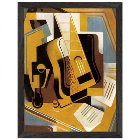 PHOTOGRAPH OF THE GUITAR 1918 by Juan Gris — Framed art print at Zephyeer